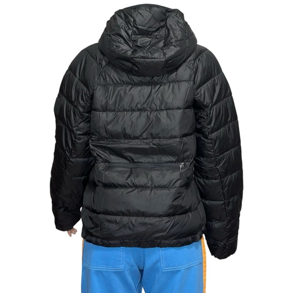 ATHLETA Aire Puffer Hooded Jacket, Black, Medium - Picture 8 of 14